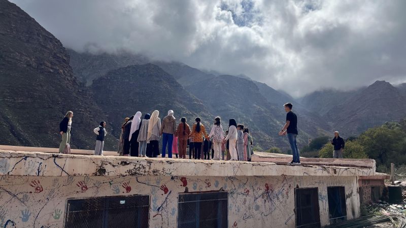 SCHOOL REPAIRS IN THE ATLAS  MOUNTAINS: Building a better  future