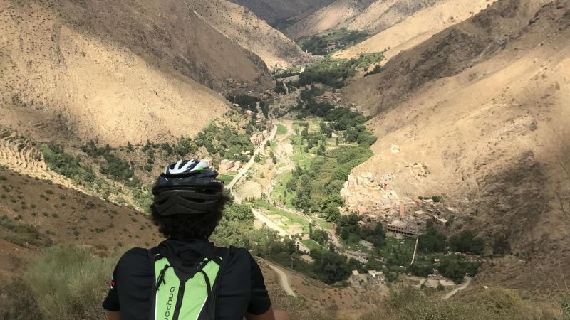 Tour de la vallée de l'Ourika en vélo tout-terrain/route